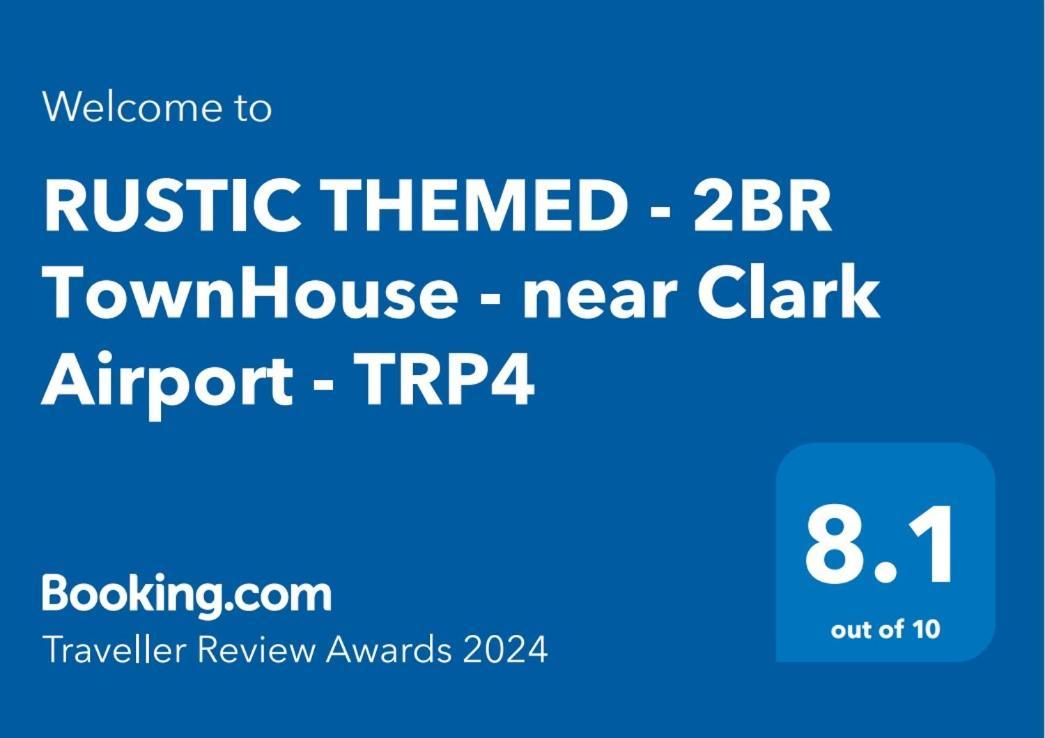 Appartement Rustic Themed - 2Br Townhouse - Near Clark Airport - Trp4 à Mining Extérieur photo